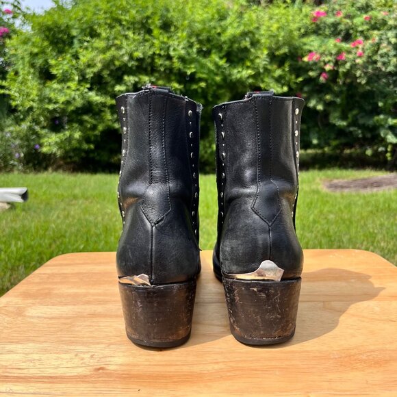 Jeffery West Muse HELTER SKELTER Front Seam Leather Chelsea Boots Size 11 - Picture 4 of 13